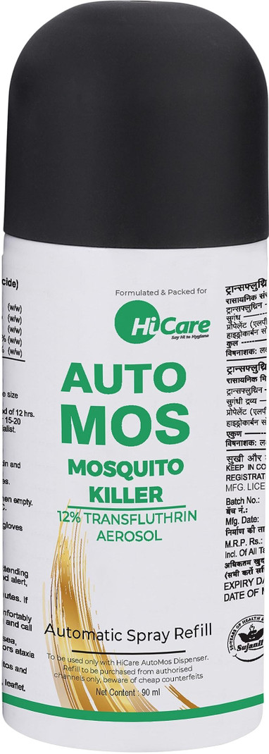 HiCare Services AutoMos 1 Refill - 90 Days (Pack of 1) Mosquito Vaporiser Refill (90 ml)