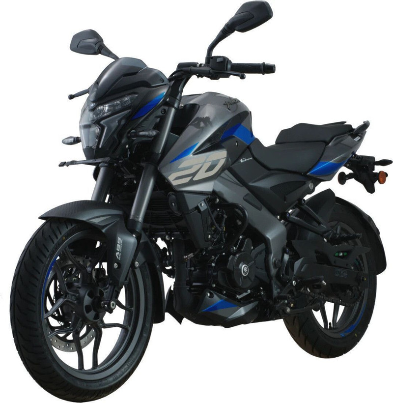 BAJAJ Pulsar NS 200 UG Booking for Ex-Showroom Price Pewter Grey - Blue