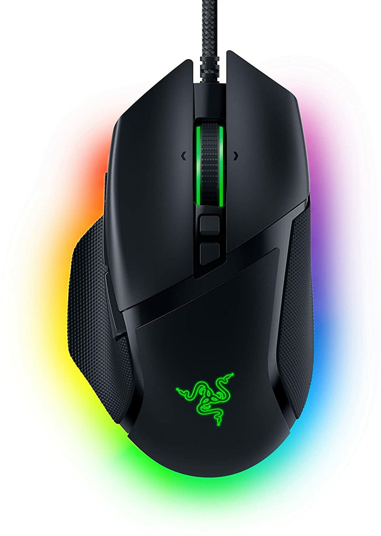 Razer Basilisk V3 - Ergonomic RZ01-04000100-R3M1 Wired Ambidextrous Optical  Gaming Mouse (USB 3.0, Black)
