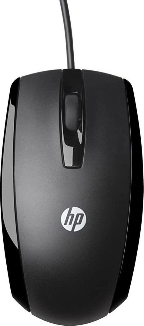 HP x500 Wired Ambidextrous Optical Mouse (USB 2.0, Black)