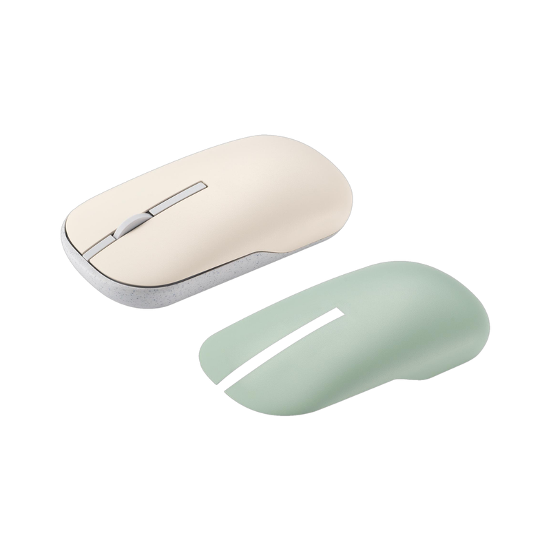 ASUS Marshmallow MD100 /Adj. DPI,2 in 1 color with Swappable magnetic top,Silent Wireless Ambidextrous Optical Mouse