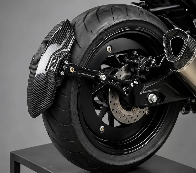 DUKAN/24 Rear Mud Guard For Universal Bike - Image 3