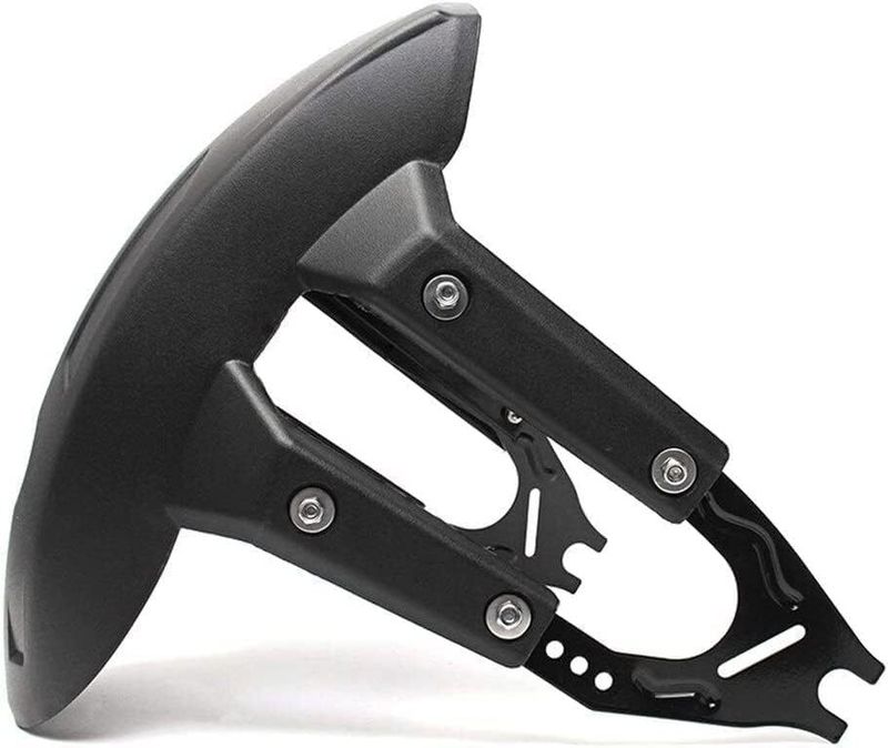 Vagary Rear Mud Guard for TVS (Black) - Image 3