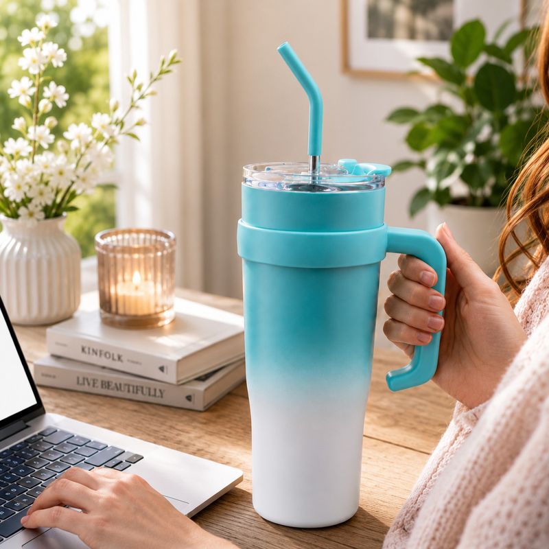 NOLVEX BNB Double Shaded Insulated Stainless Steel Tumbler with - Image 6