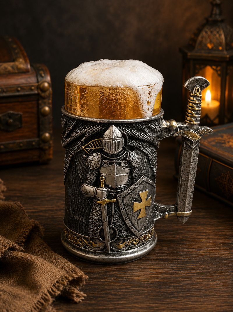 celestino Viking Knight Beer Mug 540ml - Image 4