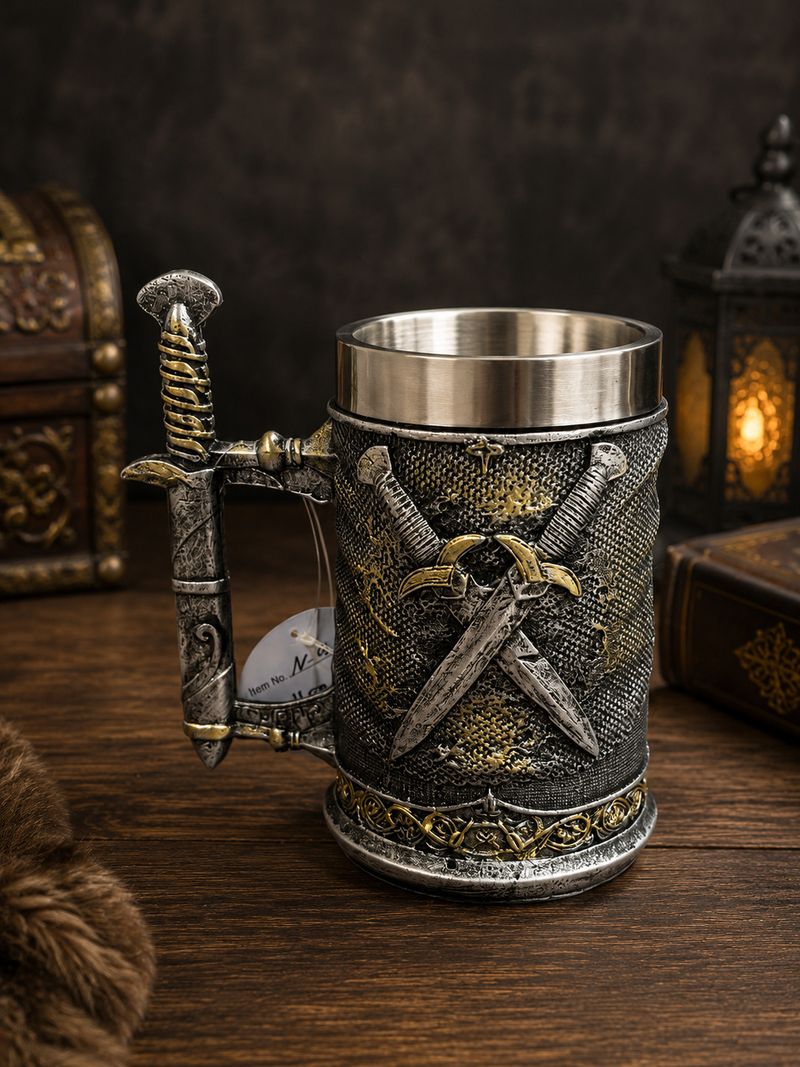 celestino Viking Knight Beer Mug 540ml - Image 3