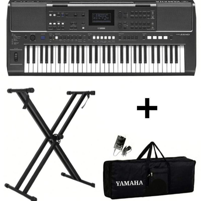 YAMAHA PSR - I510 PSR - I510 + CARRY CASE + DOUBLE PIPE STAND Digital Portable Keyboard (61 Keys)