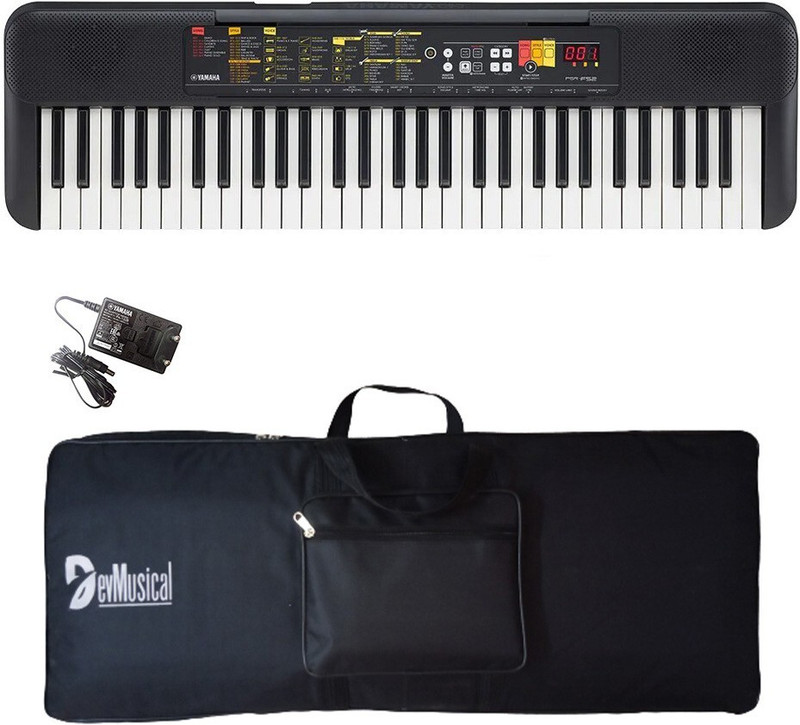 YAMAHA PSR F52 PSR F52 61 Keys Portable Keyboard with Bag and Adaptor Digital Portable Keyboard (61 Keys)