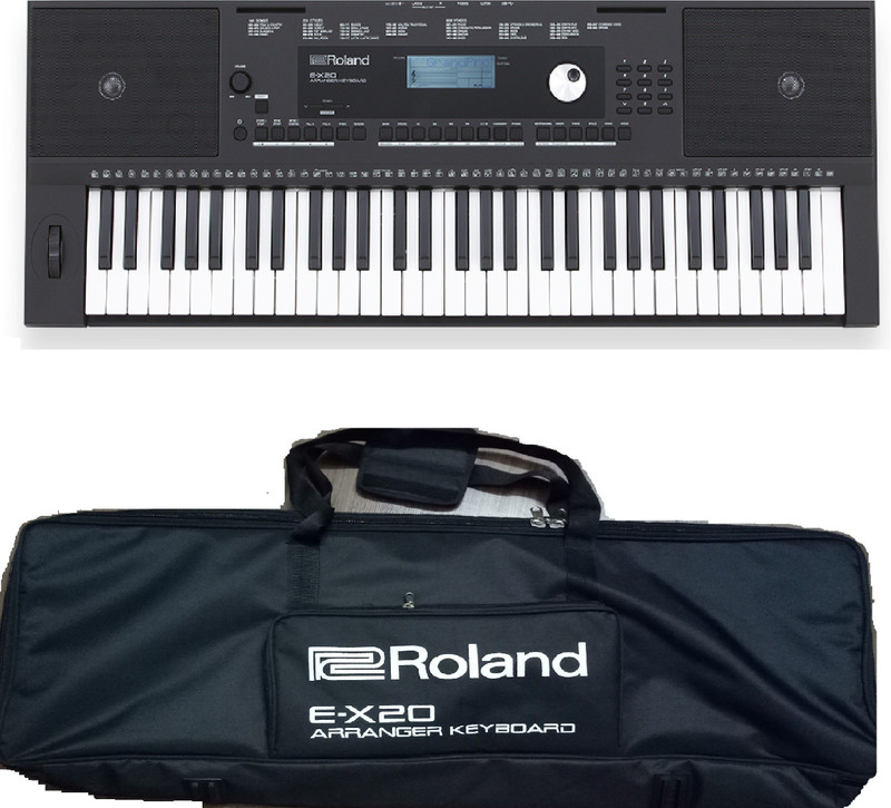 Roland E-X20 Arranger Keyboard with Carry Case E-X20 Arranger Keyboard with Carry Case Digital Arranger Keyboard (61 Keys)