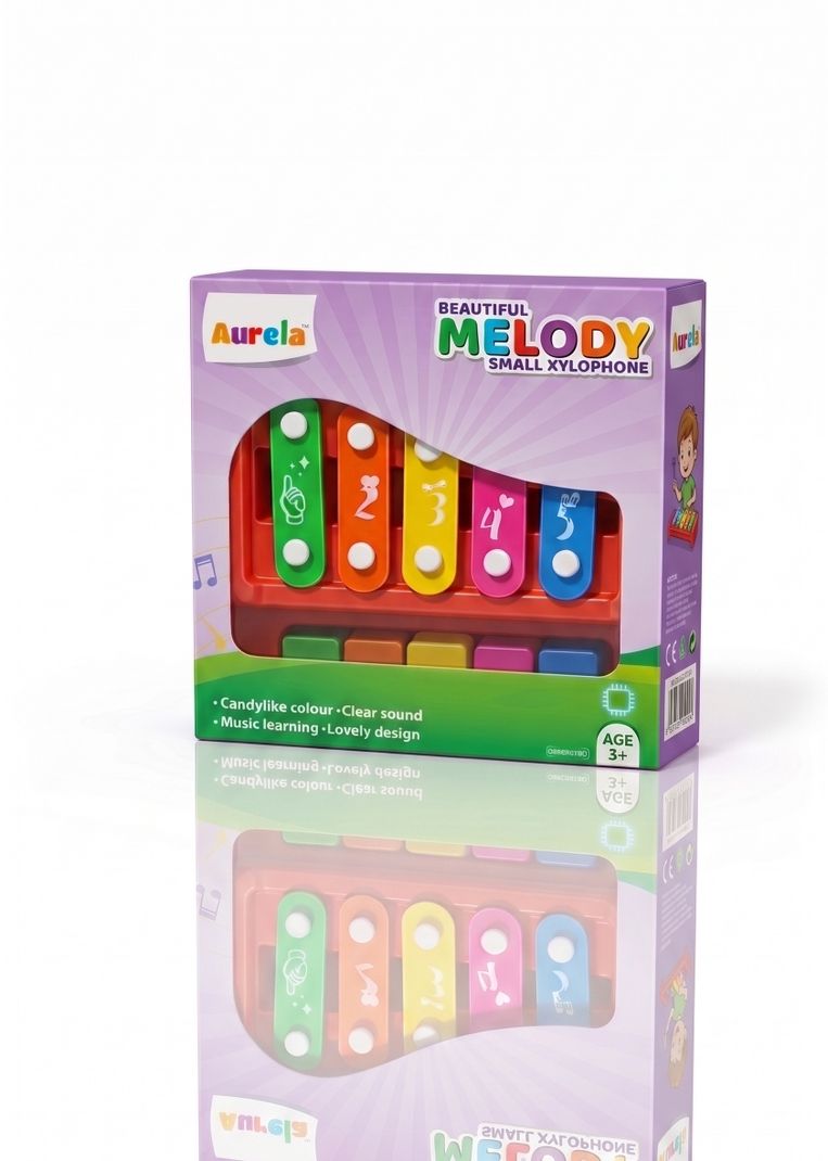 Aurela Small Melody Xylophone (Multicolor) - Image 3