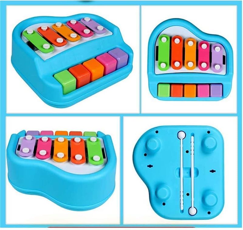 CloudTech 2-in-1 Piano Xylophone for Kids (Multicolor) - Image 4