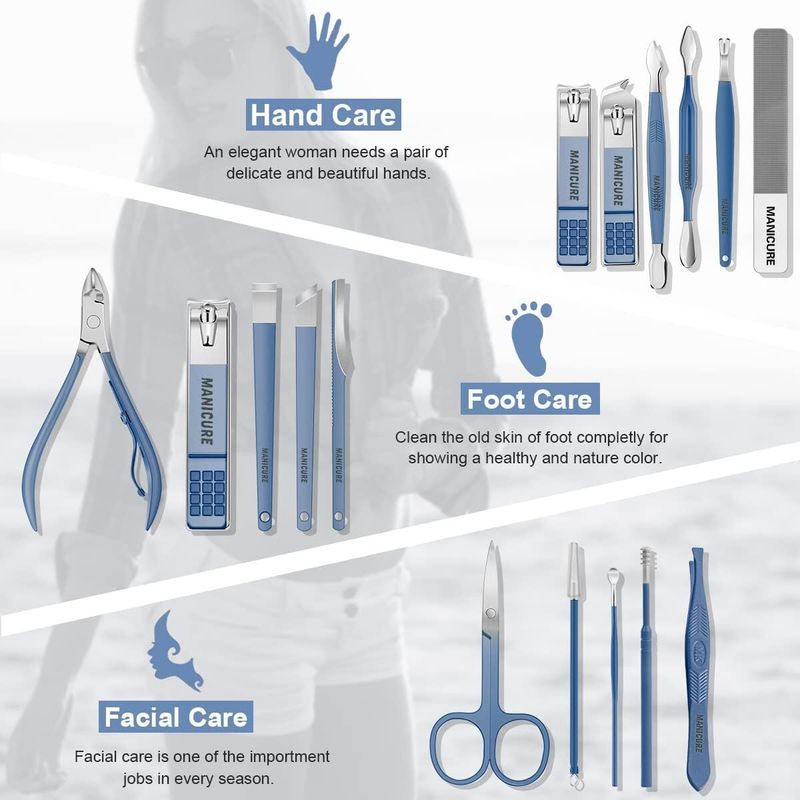 VARIYAENTERPRISE28 16 in 1 Manicure Set, 16 g, Set of 16 - Image 3