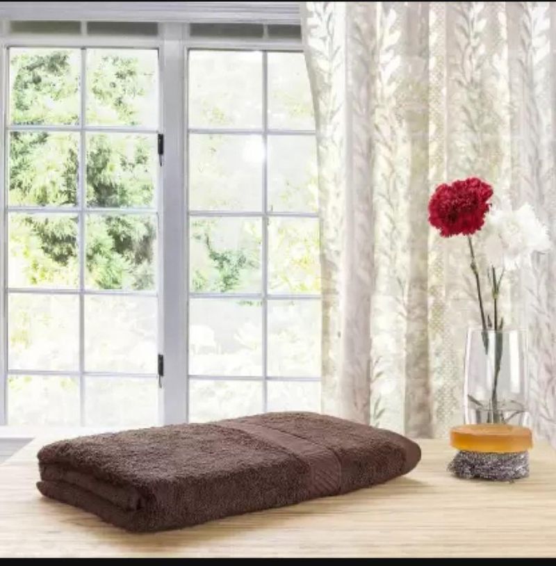 TRIDENT comfort cotton brown 30*30cm super soft small hand towel,...more
