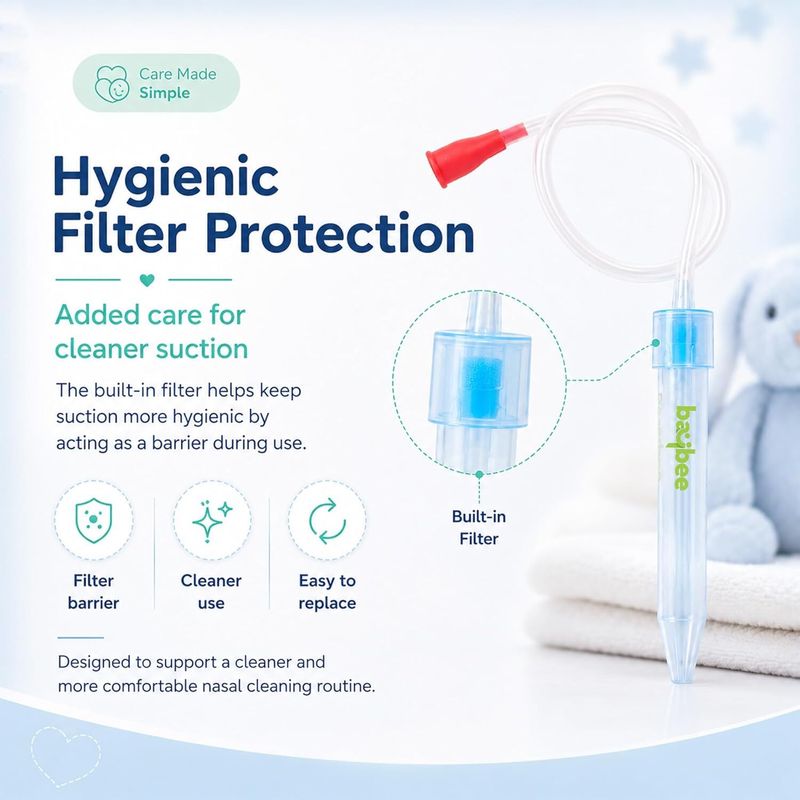 AXU TRADERS Manual Nasal Aspirator for Babies (Multicolor) - Image 5