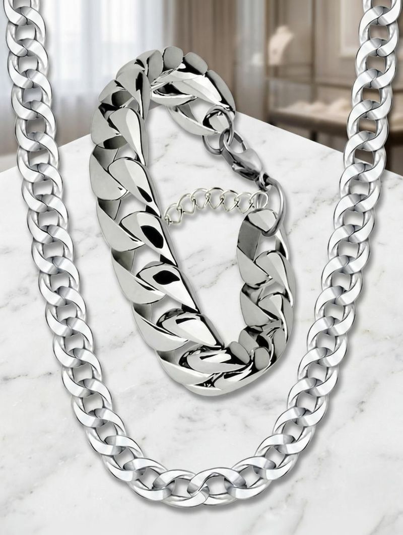 Growola Silver Plated Alloy Chain - Image 2