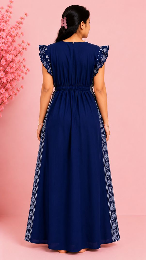 NEELVARO Women Nightdress - Image 3