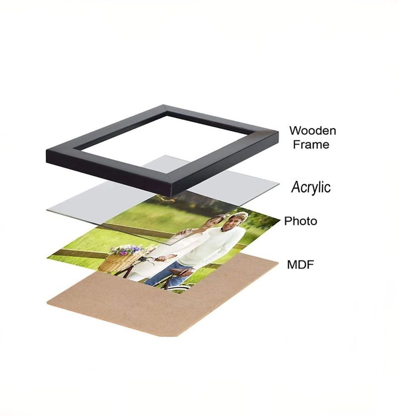 ARKICK 6-Photo Black Wood Wall Frame - Image 4