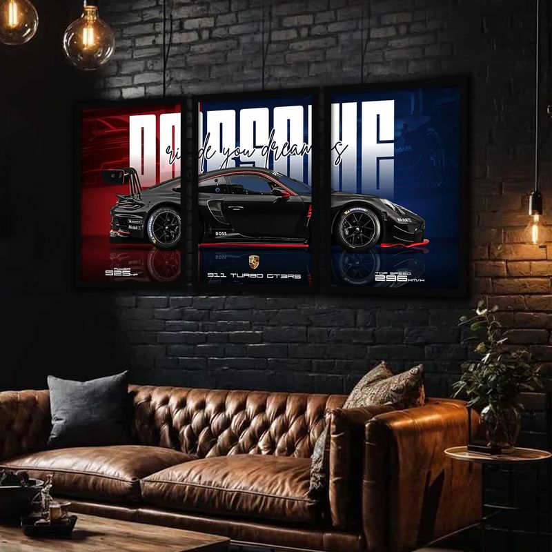 Quebac Wood Wall Photo Frame Black 3-Pack - Image 5