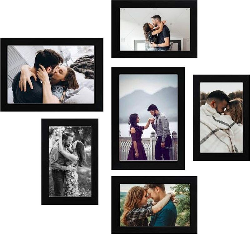 ARKICK 6-Photo Black Wood Wall Frame - Image 2