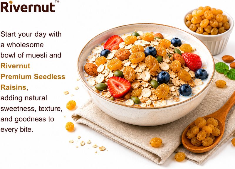 Rivernut 100% Natural Premium Seedless Raisins - Image 6
