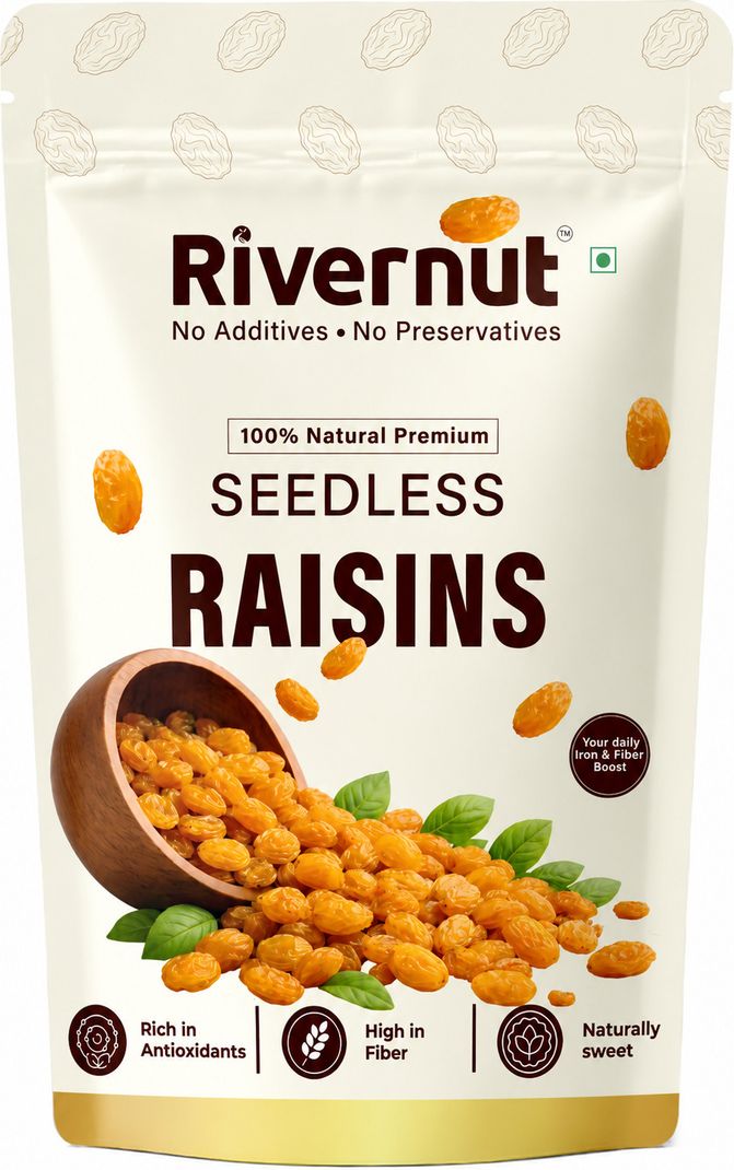 Rivernut 100% Natural Premium Seedless Raisins - Image 2
