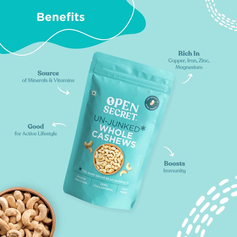 OPEN SECRET Premium Whole Cashews - Image 5
