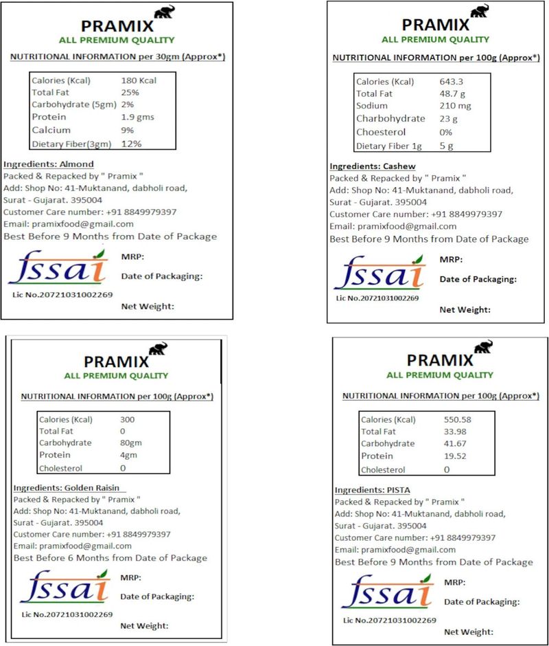 Pramix Dry Fruits Combo Pack - Image 4
