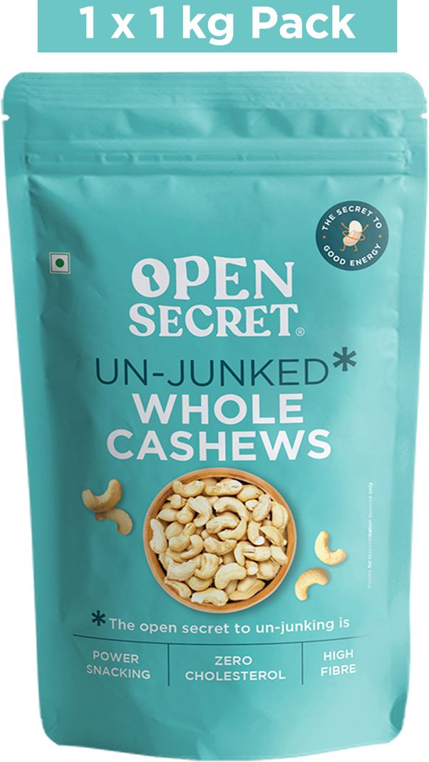 OPEN SECRET Premium Whole Kaju / Cashews (1 x 1000 g)