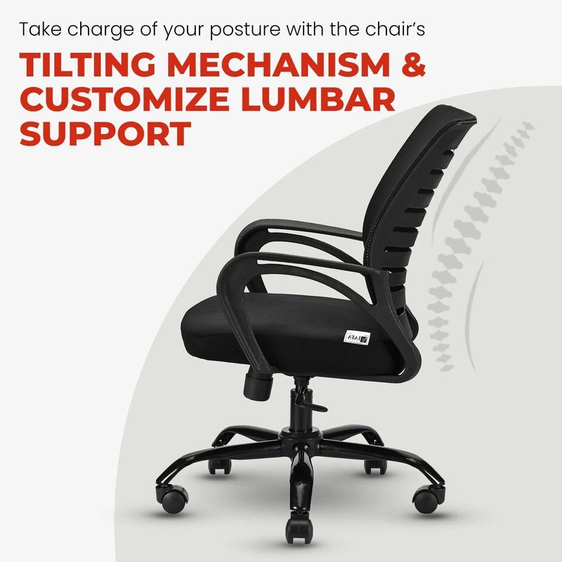 IAFA Diego Mid Back Ergonomic Office Chair - Image 5