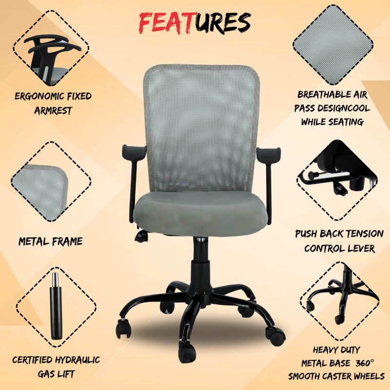 Newturn নিà¦à¦à¦¾à¦°à§à¦¨ Sigma S1 Ergonomic Mesh Executive office metal stand with 2 Year warranty সিনà§à¦¥à§à¦à¦¿à¦ ফাà¦à¦¬à¦¾à¦° à¦
ফিস à¦
à§à¦¯à¦¾à¦¡à¦à¦¾à¦¸à§à¦à§à¦¬à¦² à¦à¦°à§à¦® à¦à§à§à¦¾à¦° (à¦à§à¦°à§, à¦à§à¦°à§, à¦à¦° সà§à¦) - Image 3