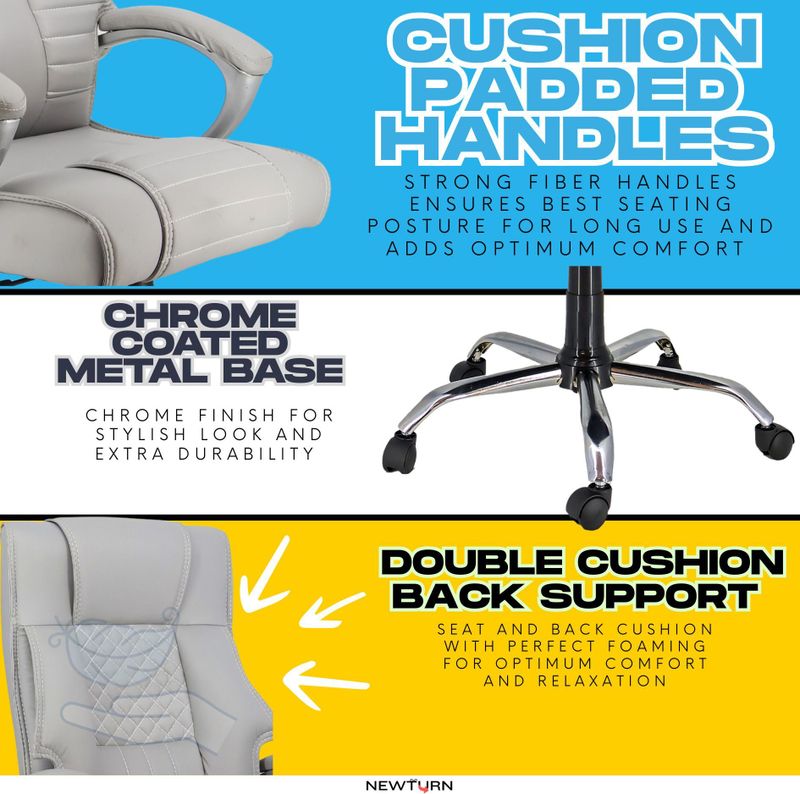 CLASSELA Boss Leatherette Office Chair - Image 4