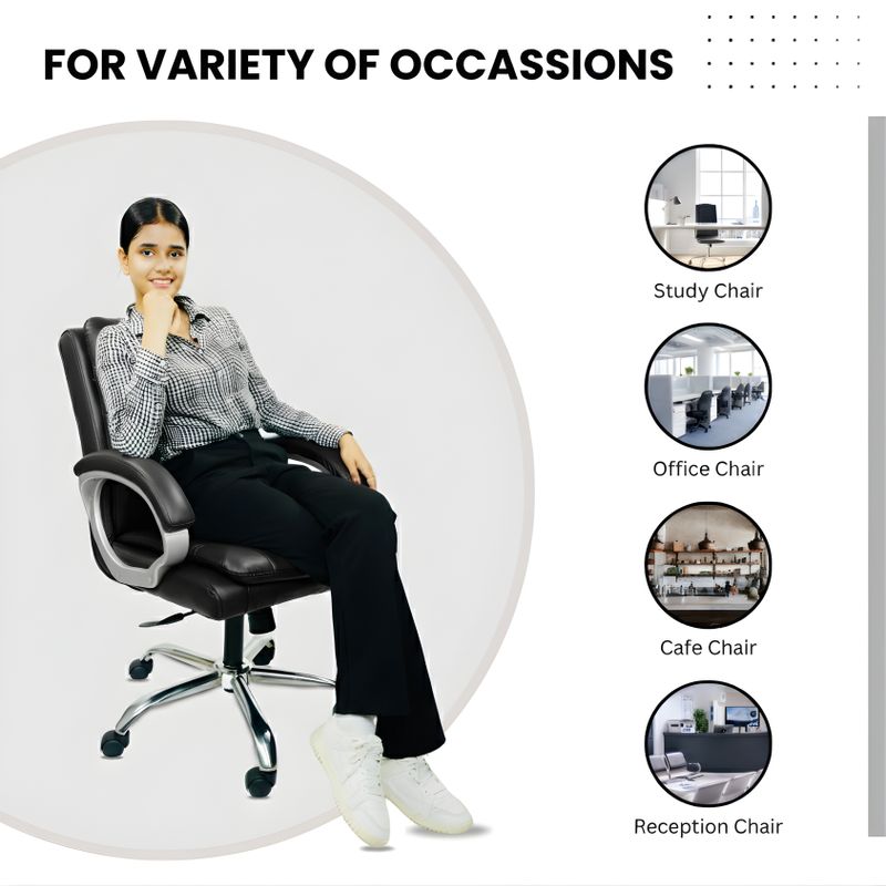 RW REST WELL Star Executive Revolving Office Chair - Image 6