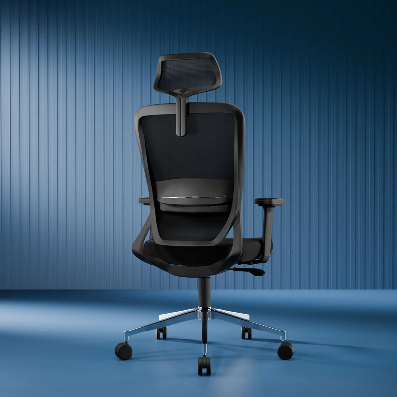 vergo ease high back ergonomic chair 3d armrest pain home gaming premium mesh fabric office adjustable arm chair