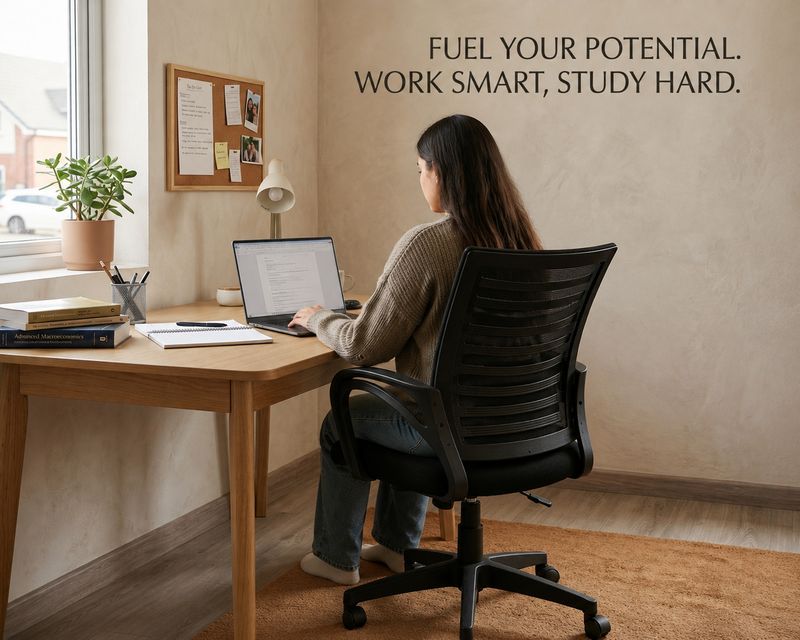 Royalsafeco LBC Mesh Office Arm Chair Black - Image 6