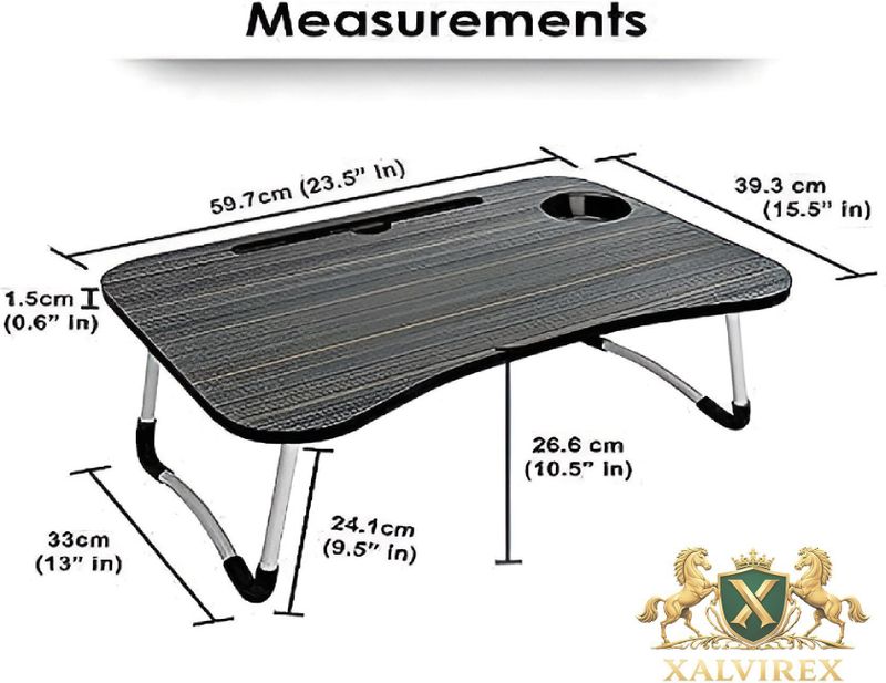 FurniGully Black Line1 Plastic Study Table - Image 5