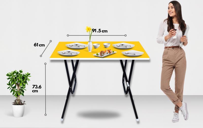 EuroQon Fold Space Saver Study Table - Image 4