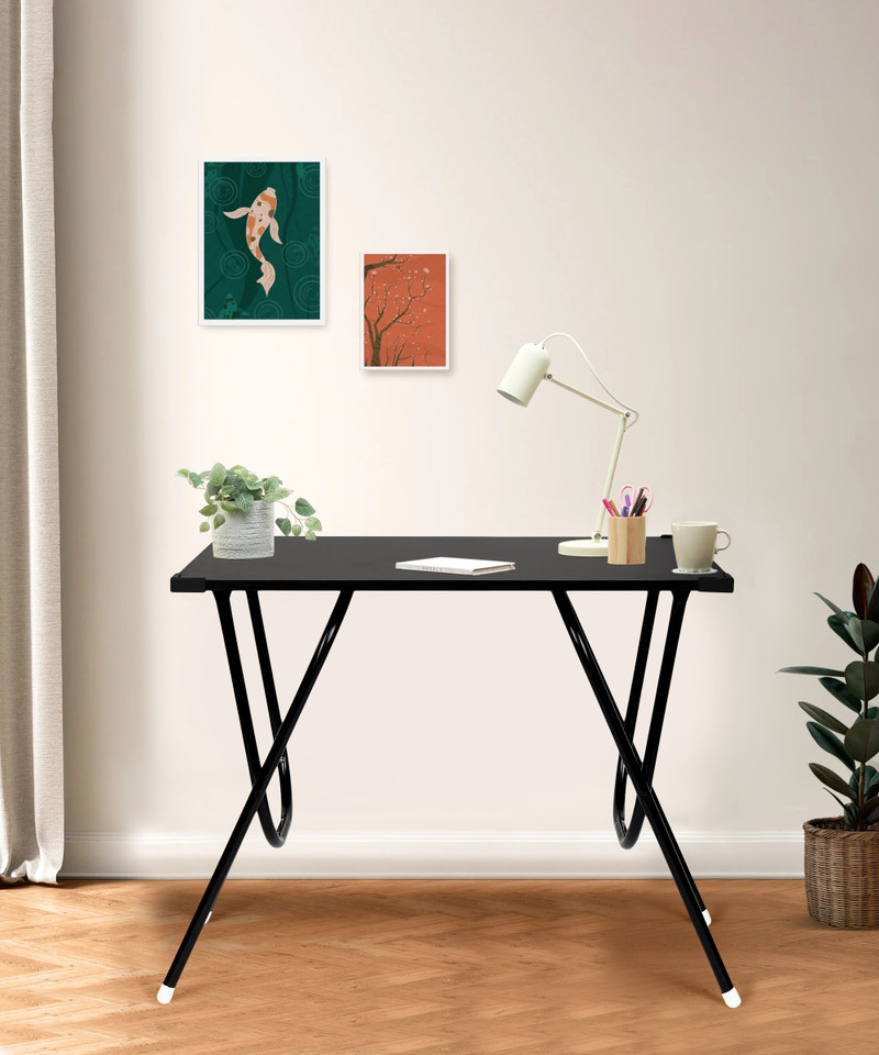 limraz furniture L 56 Engineered Wood Study Table (Free Standing, Finish Color - brown, Pre-assembled)
