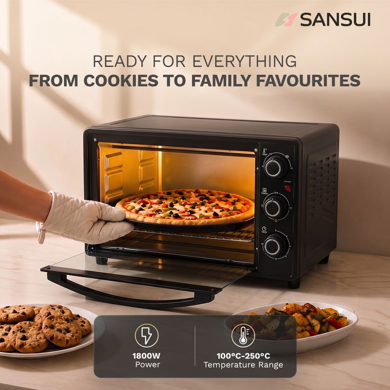 Sansui 26L OTG SNOT26NNTAB Black - Image 4