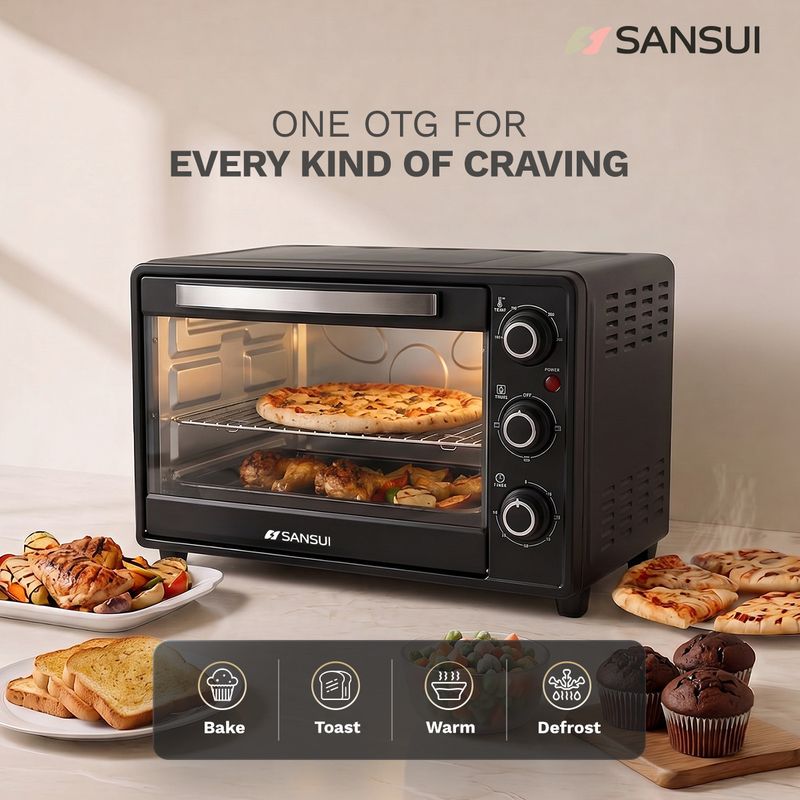 Sansui 26L OTG SNOT26NNTAB Black - Image 6