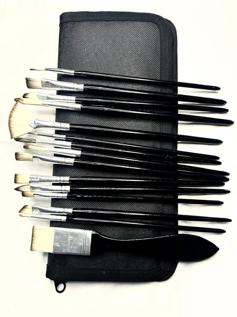 Svsu 12-Piece Black Art Brush Set - Image 5