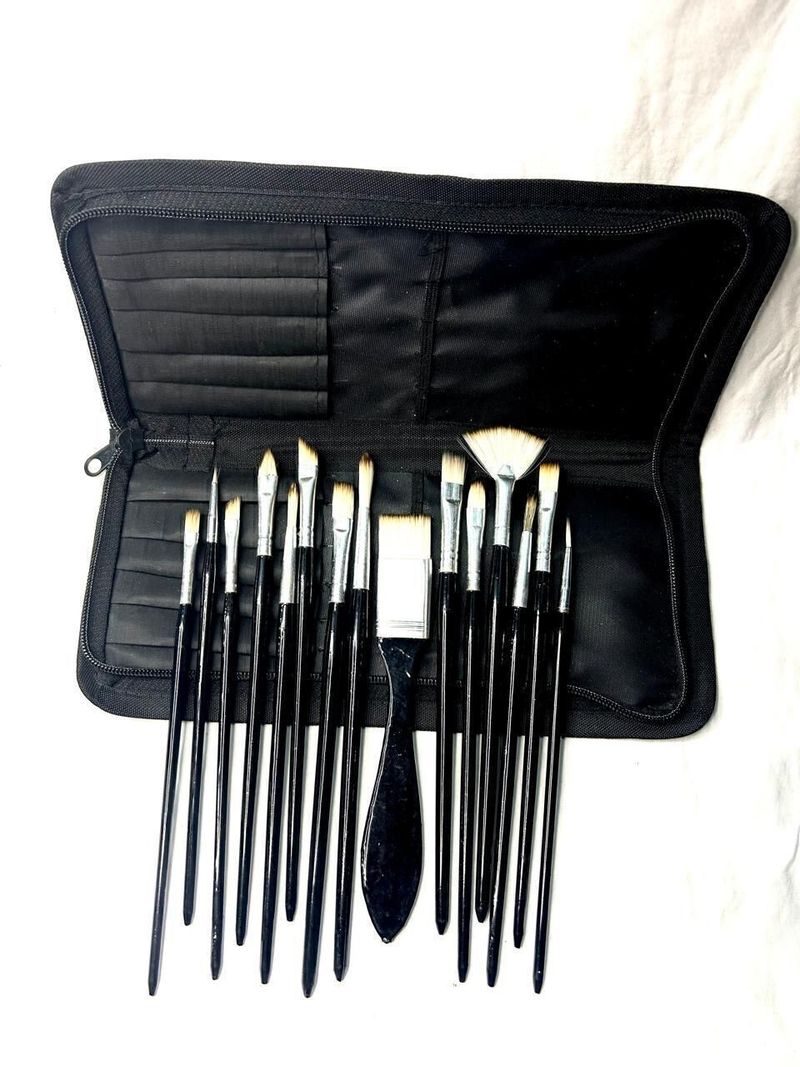 Svsu 12-Piece Black Art Brush Set - Image 4