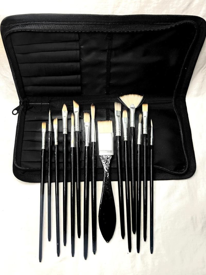 Svsu 12-Piece Black Art Brush Set - Image 3