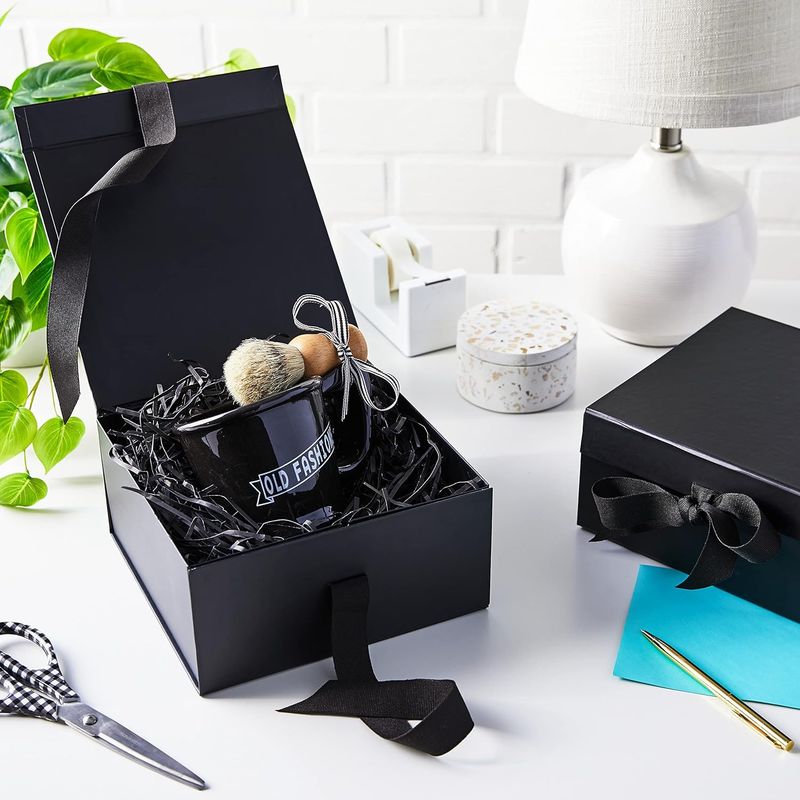Aakriti Solid Party Box (Black, Pack of 1) - Image 4
