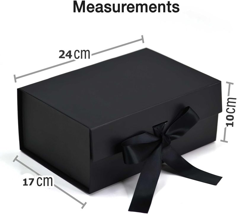Aakriti Solid Party Box (Black, Pack of 1) - Image 6