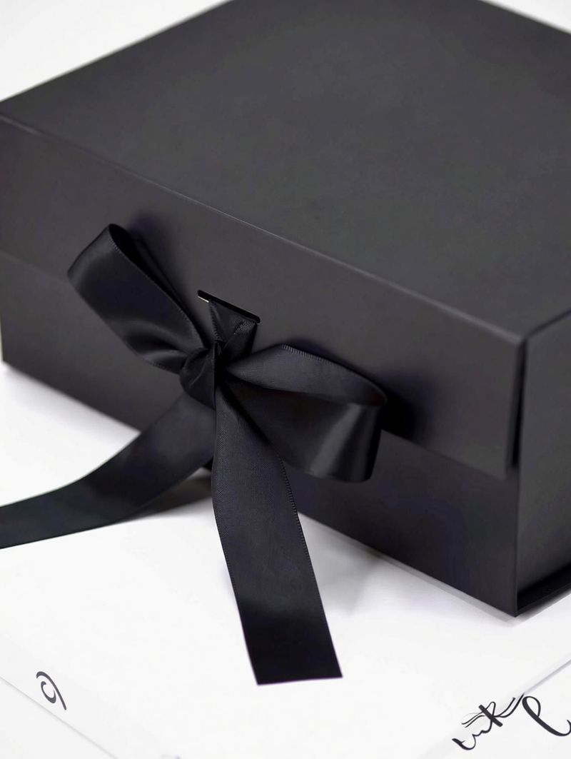 Aakriti Solid Party Box (Black, Pack of 1) - Image 5