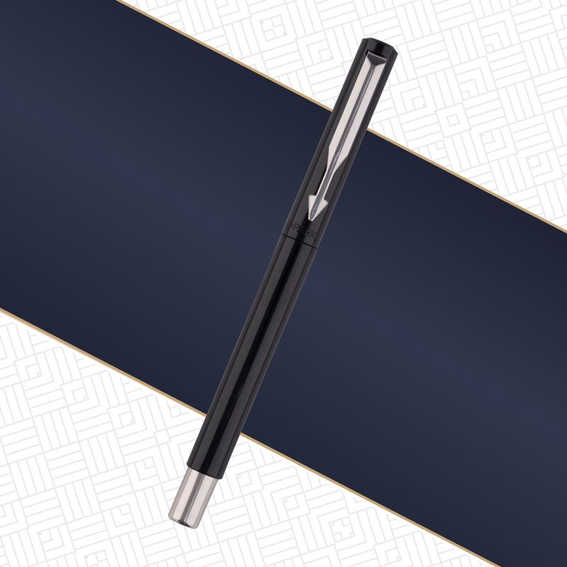 Parker Vector Stainless Steel Pen, Chrome Trim - Image 5