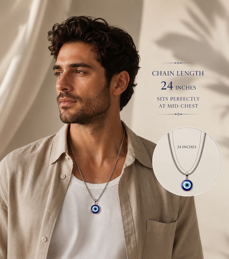 Footride Evil Eye Locket Chain - Image 3