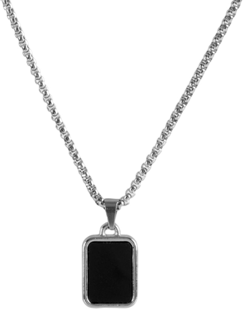ENTAN Men's Black Long Pendant Chain - Image 6