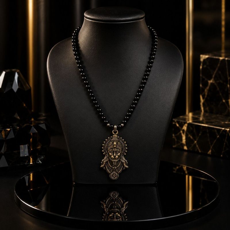 ringzinnie Men's Hanuman Face Pendant - Image 3