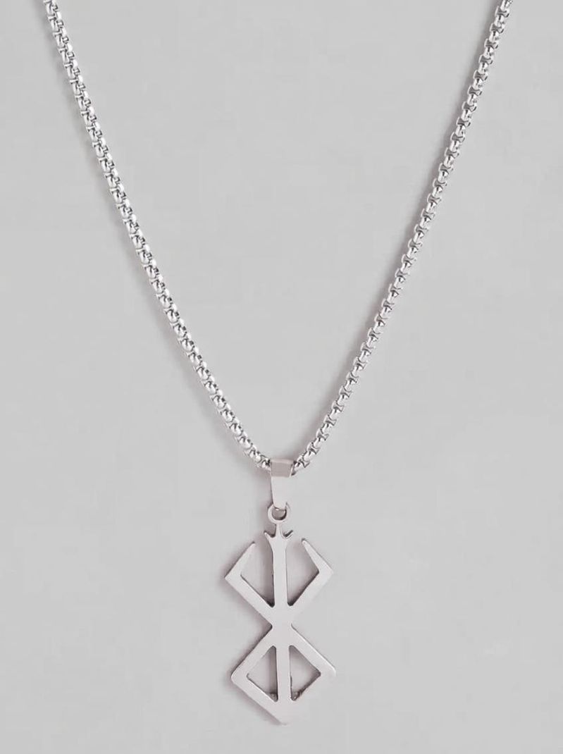 Harsh Unisex Berserk Pendant Necklace Silver - Image 2